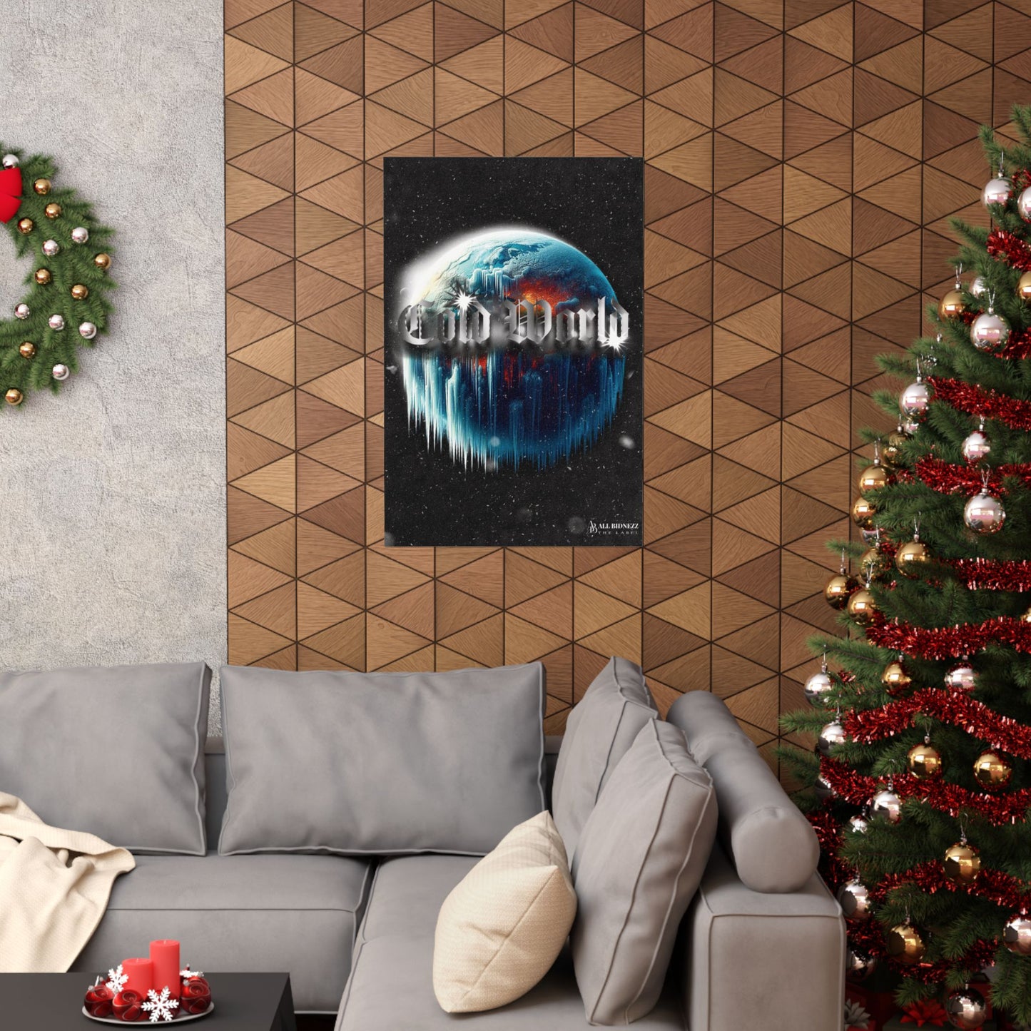 "Cold World" Vertical Poster