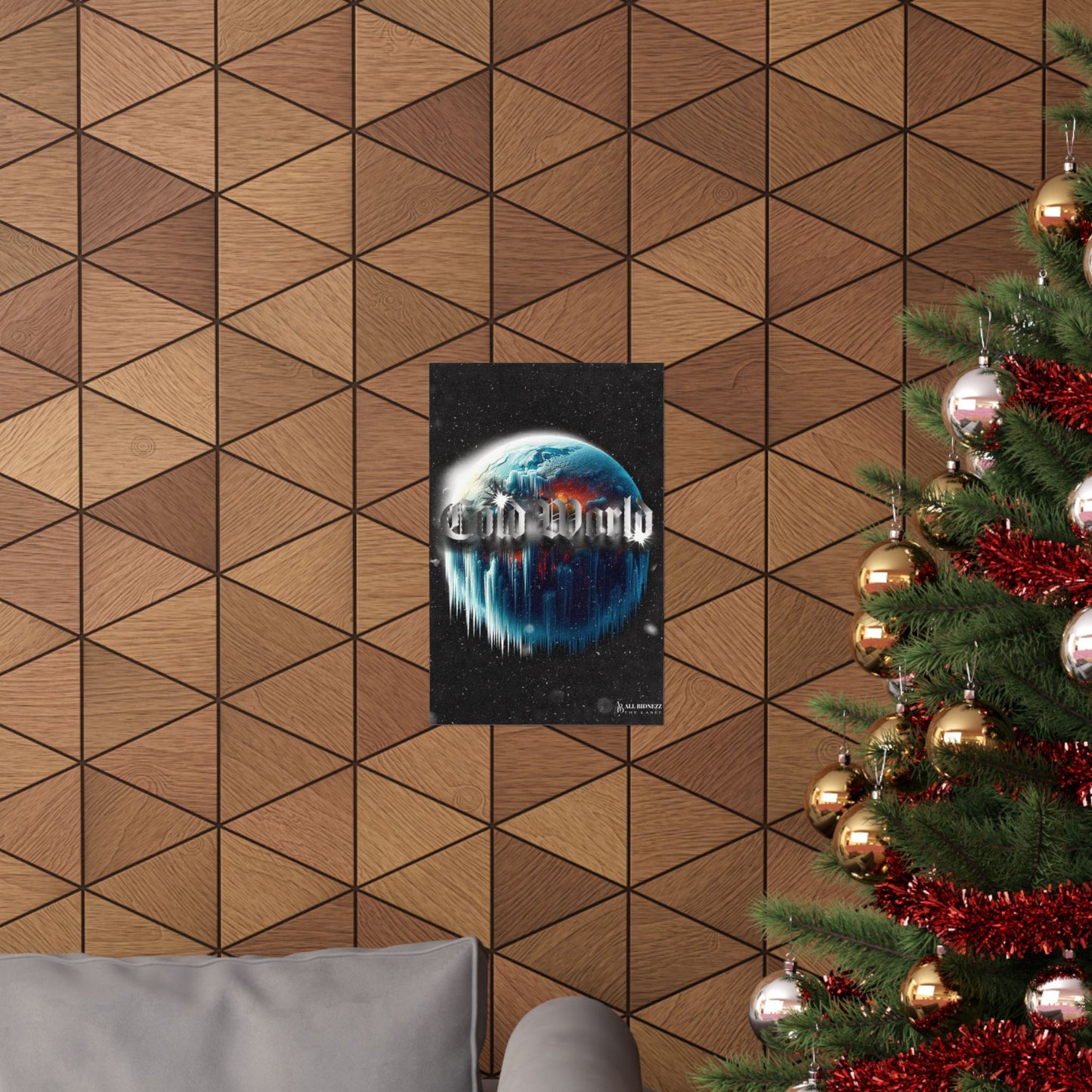 "Cold World" Vertical Poster